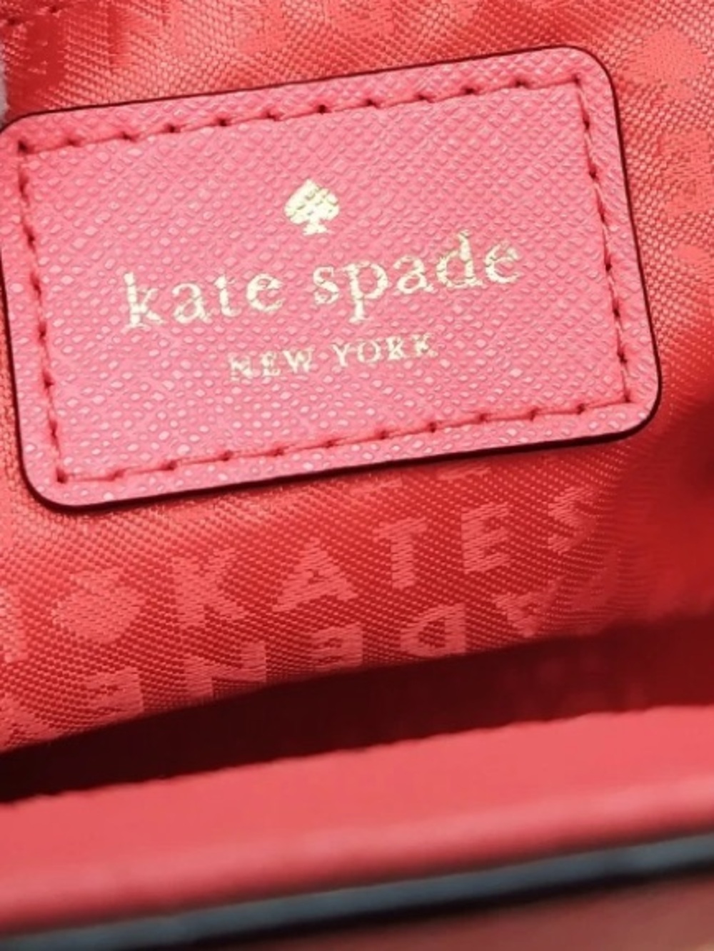 Kate Spade New York Hot Pink Leather Double Handles Tote Bag NWOT - Picture 9 of 12